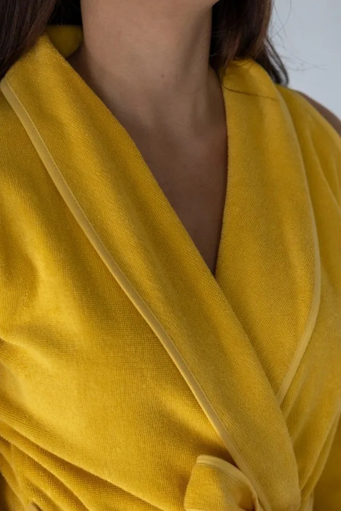 Krótki damski szlafrok GLORIA L Stary róż