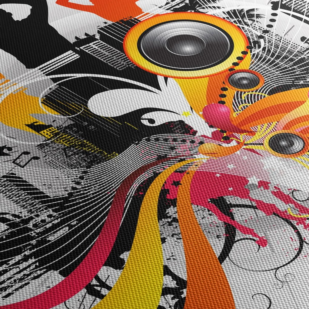 Obraz - Muzyka (170x50 cm)