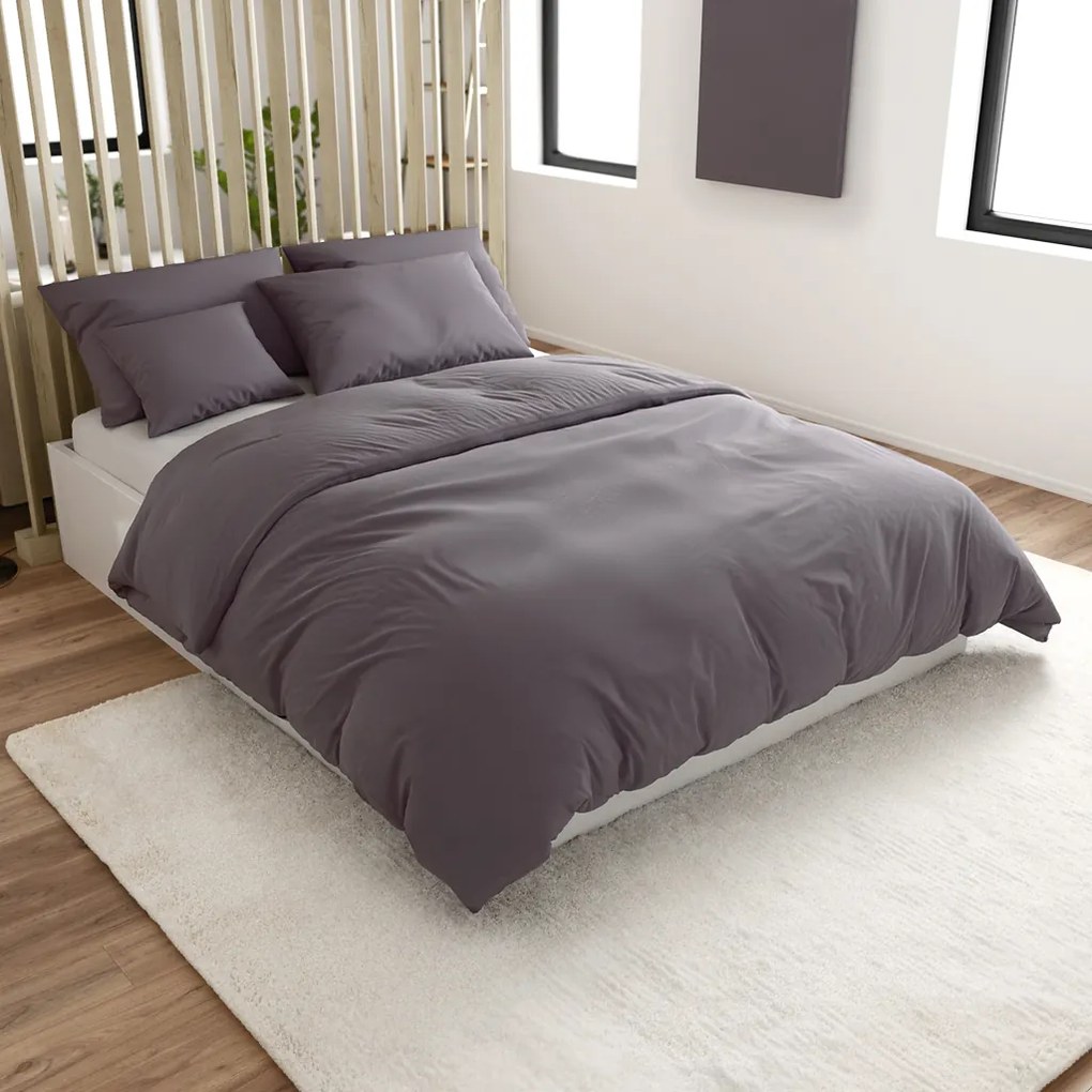 PrzytulneMieszkanie.pl PrzytulneMieszkanie.pl Bawełniana pościel STANDO szara Rozmiar pościeli: 70 x 90 cm | 140 x 220 cm