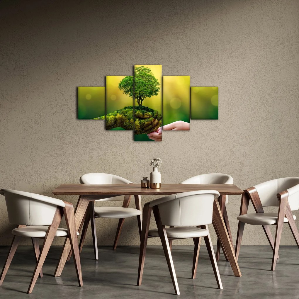 Obraz - Matka ziemia (125x70 cm)