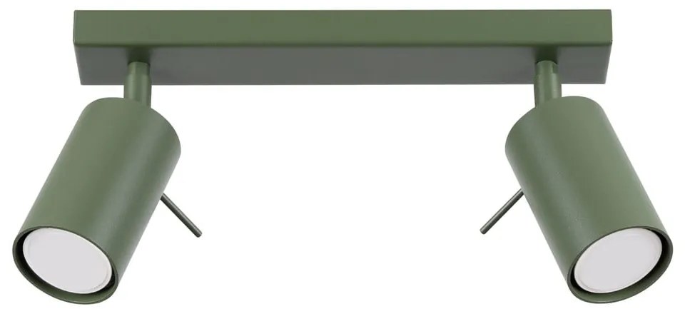 Zielona lampa punktowa 6x30 cm Etna – Sollux