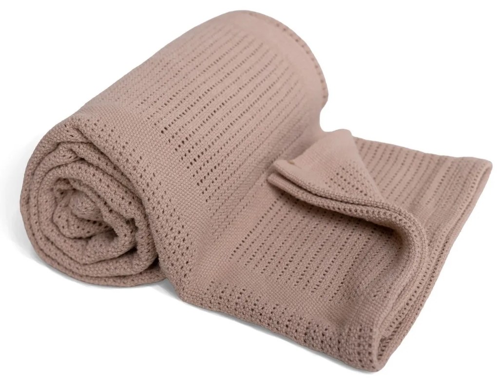 Babymatex Kocyk dziecięcy Sisi mocha mousse, 75 x 100 cm