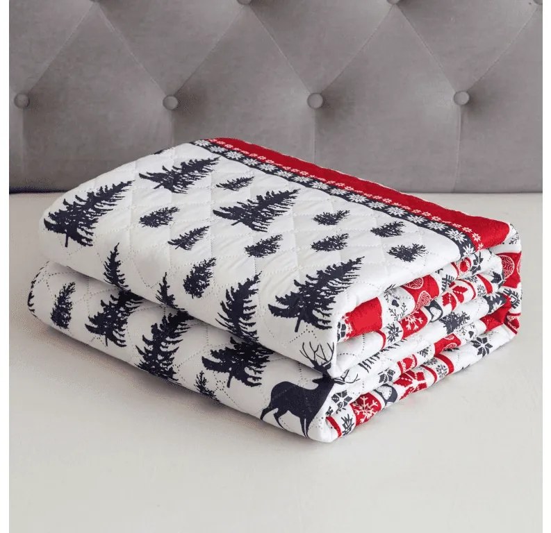 Narzuta na łóżko TWINKLE CHRISTMAS, kolorowy Rozmiar: 220 x 240 cm