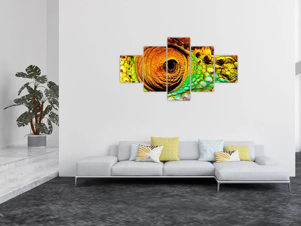 Obraz - Kameleon (125x70 cm)
