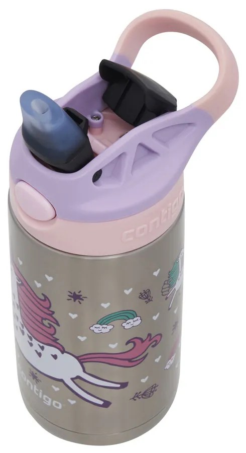 Contigo Dziecięca butelka termiczna Easy Clean 380 ml Strawberry Unicorn