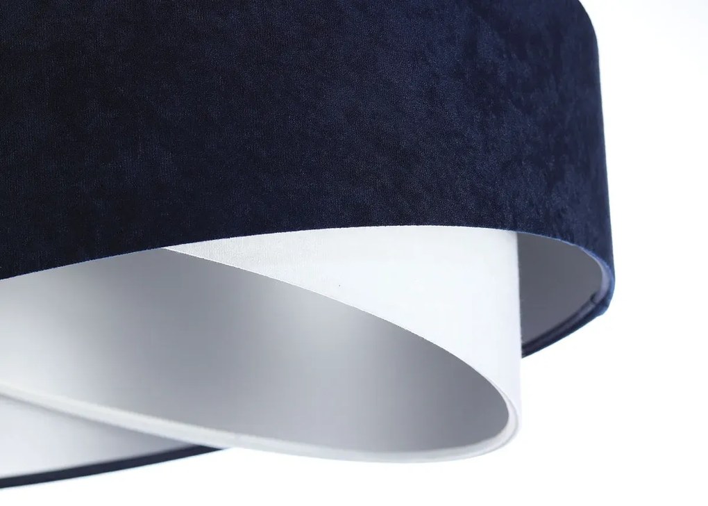 Lampa wisząca THUNDERCLOUD WHITE granatowa/srebrna BPS KONCEPT