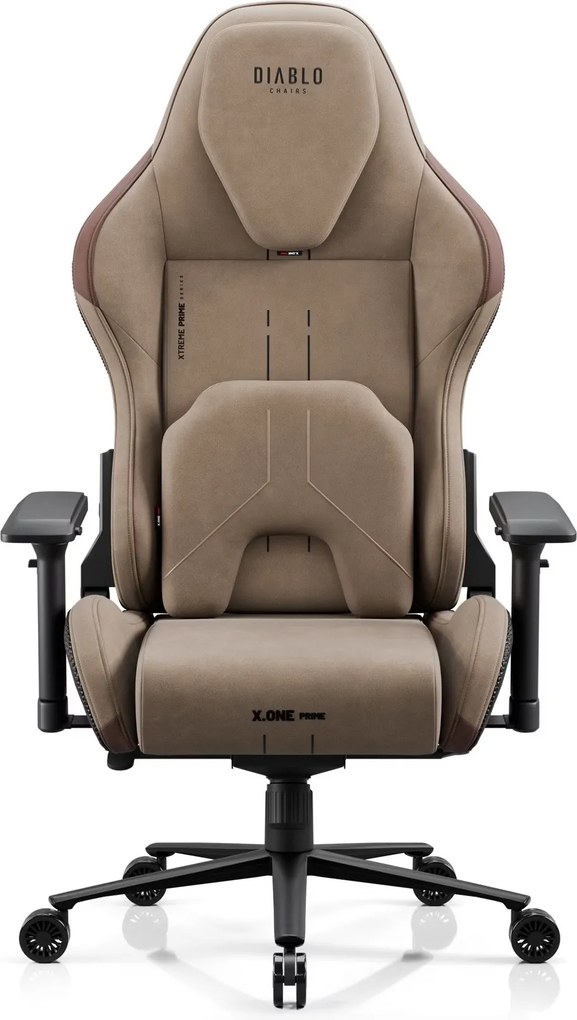 Fotel gamingowy materiałowy Diablo X-One Prime Normal Size, Elephant Grey