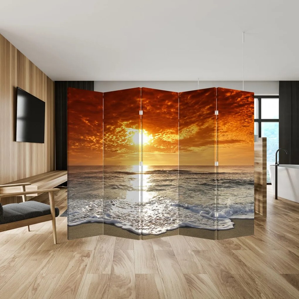 Parawan - Zachód Słońca na Korsyce (210x170 cm)
