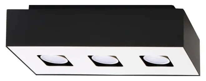 Czarna lampa sufitowa Sollux Hydra 3