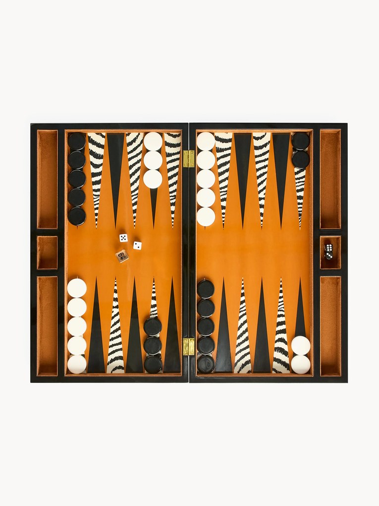 Gra Backgammon Zebra