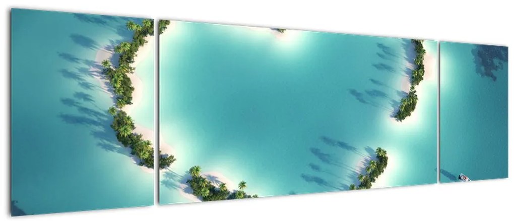 Obraz - Wyspy serca (170x50 cm)