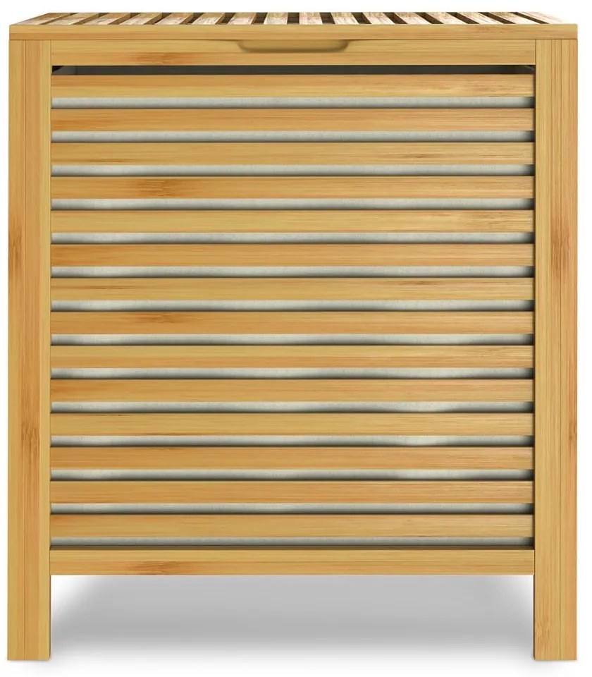 Kosz na bieliznę ISLA, 62 l, naturalny brąz Casaria