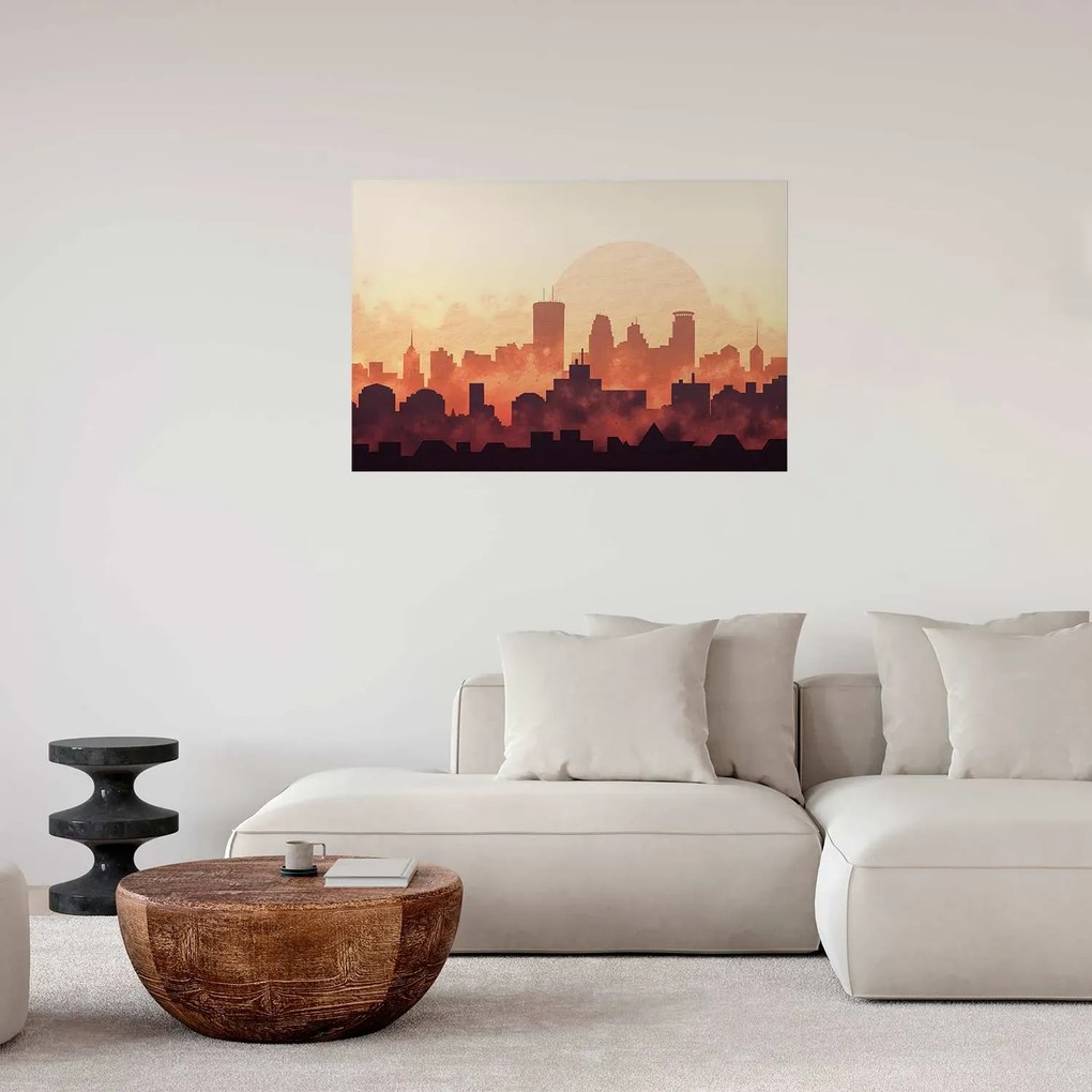 Plakat Żar miasta 90x60 cm bez ramy bez marginesu ARTGEIST B