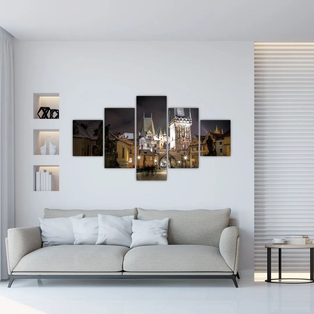 Obraz oświetlonej Bramy Pyłu (125x70 cm)