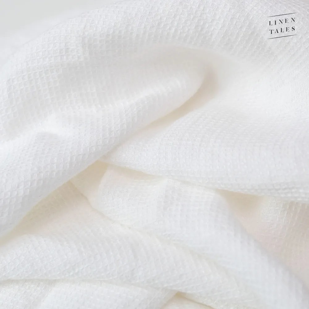 Biały lniany ręcznik 30x30 cm – Linen Tales