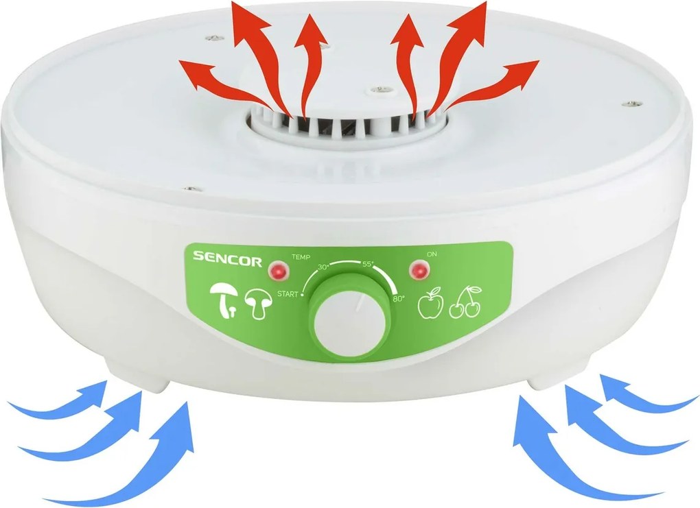 Sencor SFD 790WH suszarka do żywności z regulacją temperatury, biały