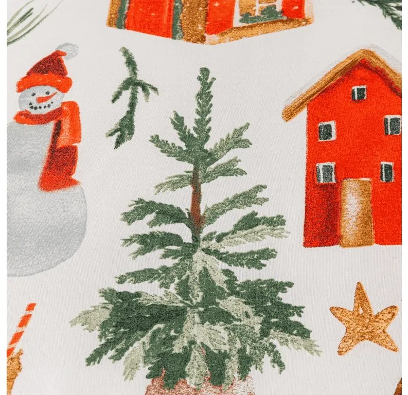 PrzytulneMieszkanie.pl PrzytulneMieszkanie.pl Pościel z mikrofibry FESTIVE MAGIC w kolorze białym Rozmiar pościeli: 2 szt 70 x 90 cm | 200 x 220 cm