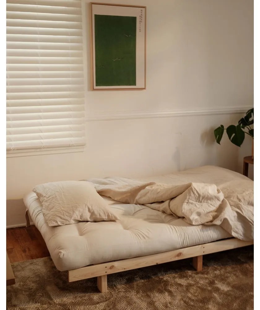 Sofa rozkładana Karup Design Lean Raw Beige