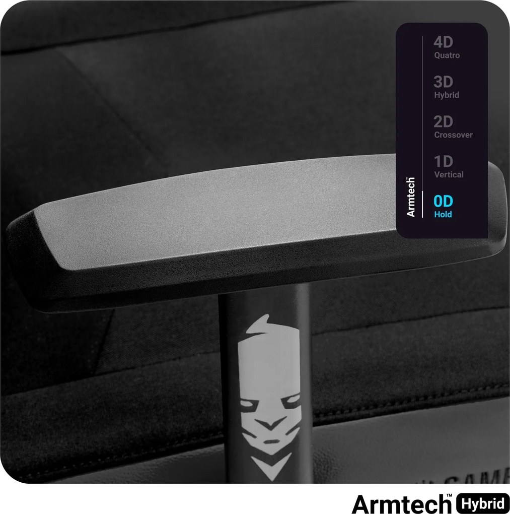 Krzesło do gamingu Diablo X-Gamer 2.0 Normal Size Dark Obsidian