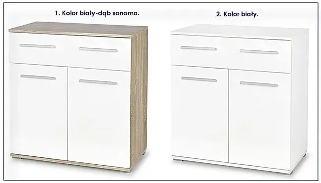 Minimalistyczna komoda Kaloe C6 - dąb sonoma