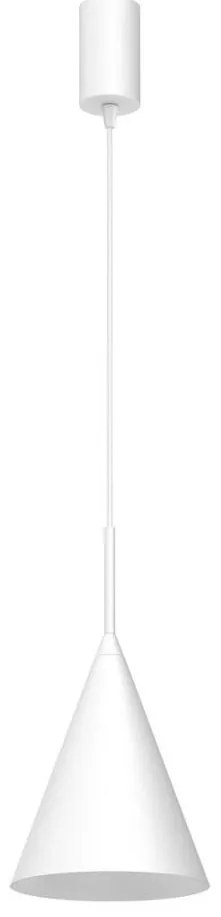 Lampa wisząca na przewodzie CAPITAL 1xGX53/15W/230V, średnica 17 cm, biała