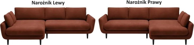 Narożnik SOLANO funkcja spania pojemnik poduszki WERSAL