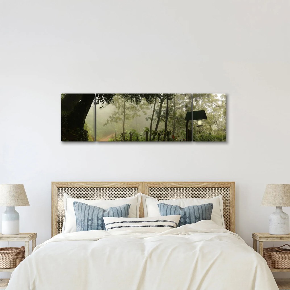 Obraz porannej mgły (170x50 cm)