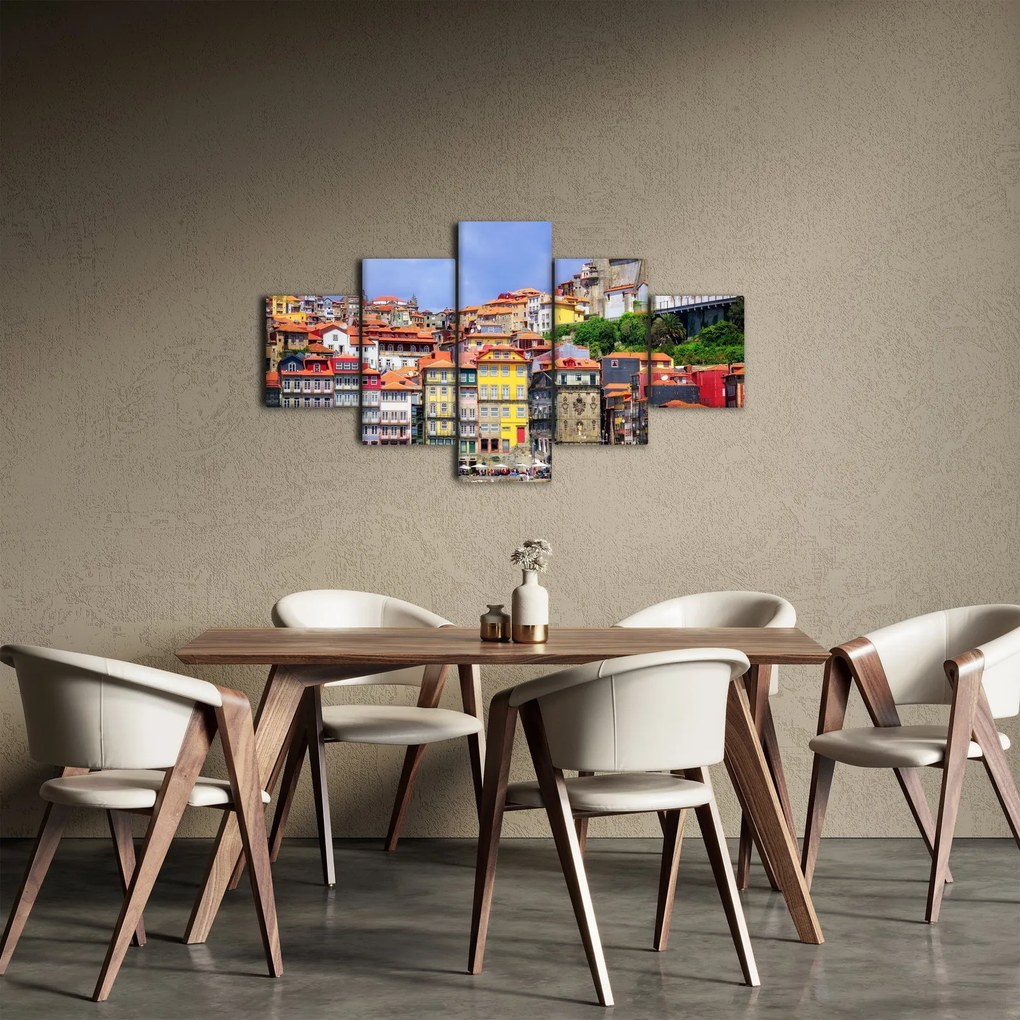 Obraz - Ribeira, Portugalia (125x70 cm)
