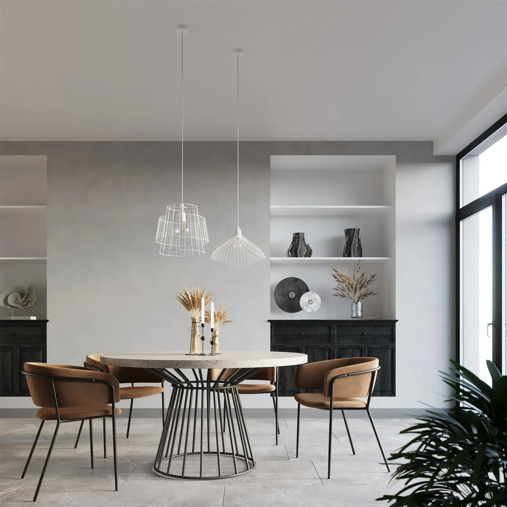 Lampa wisząca UMB biała SOLLUX  LIGHTING