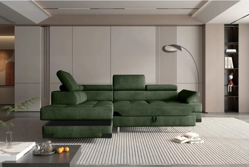 Narożnik EMPORIO L z funkcją spania WERSAL