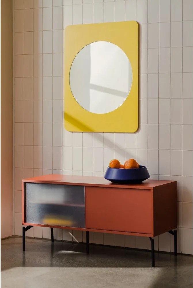 Szafka pod TV w kolorze terakoty 116x55x42 cm Met Mini – noo.ma