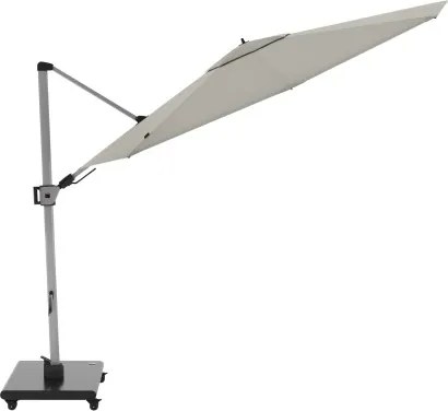 KNIRPS 320 x 320 cm - luksusowy wahadłowy parasol ogrodowy z drążkiem bocznym : Kolor parasola - Sandy