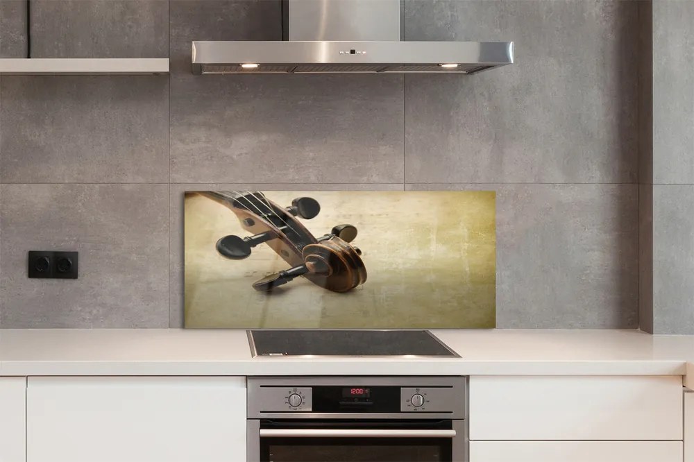 Szkło Ozdobne do Kuchni Nuty i Struny Gitary