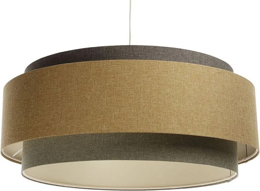 Lampa wisząca ERUTAN DUDU szara/beżowa