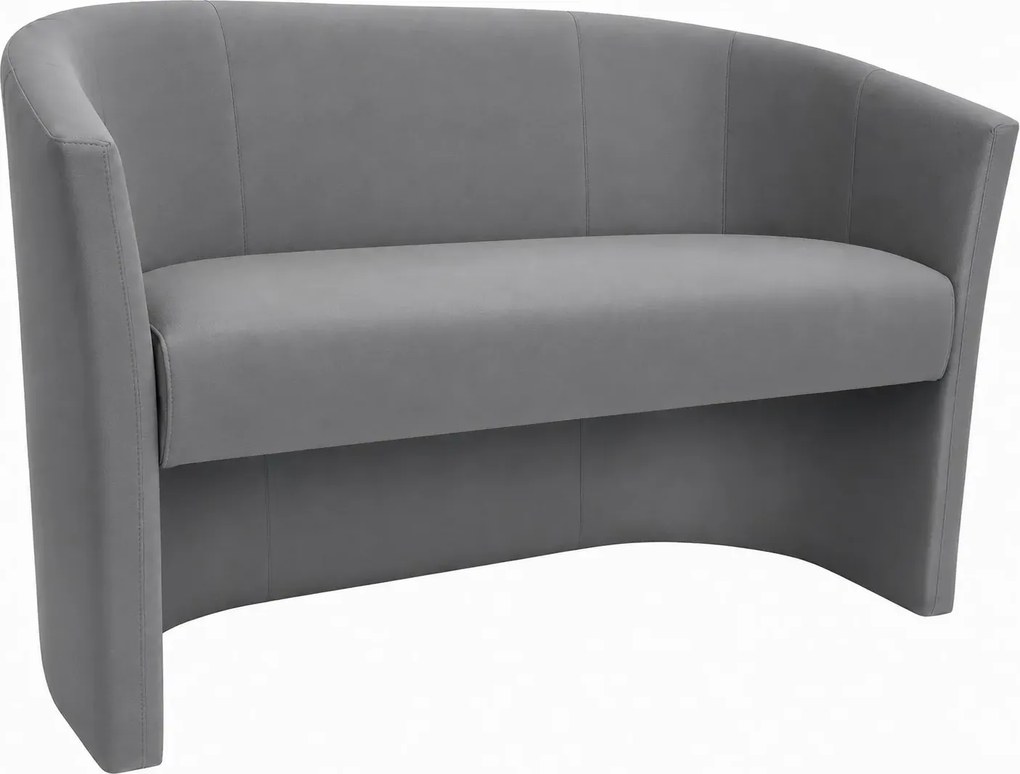 Sofa CLUB tapicerowana : Kolor tkaniny - VELVET - MG17, Typ tkaniny - Velvet