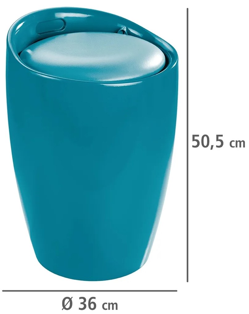 Pufa CANDY - kosz na pranie, 2 w 1, WENKO