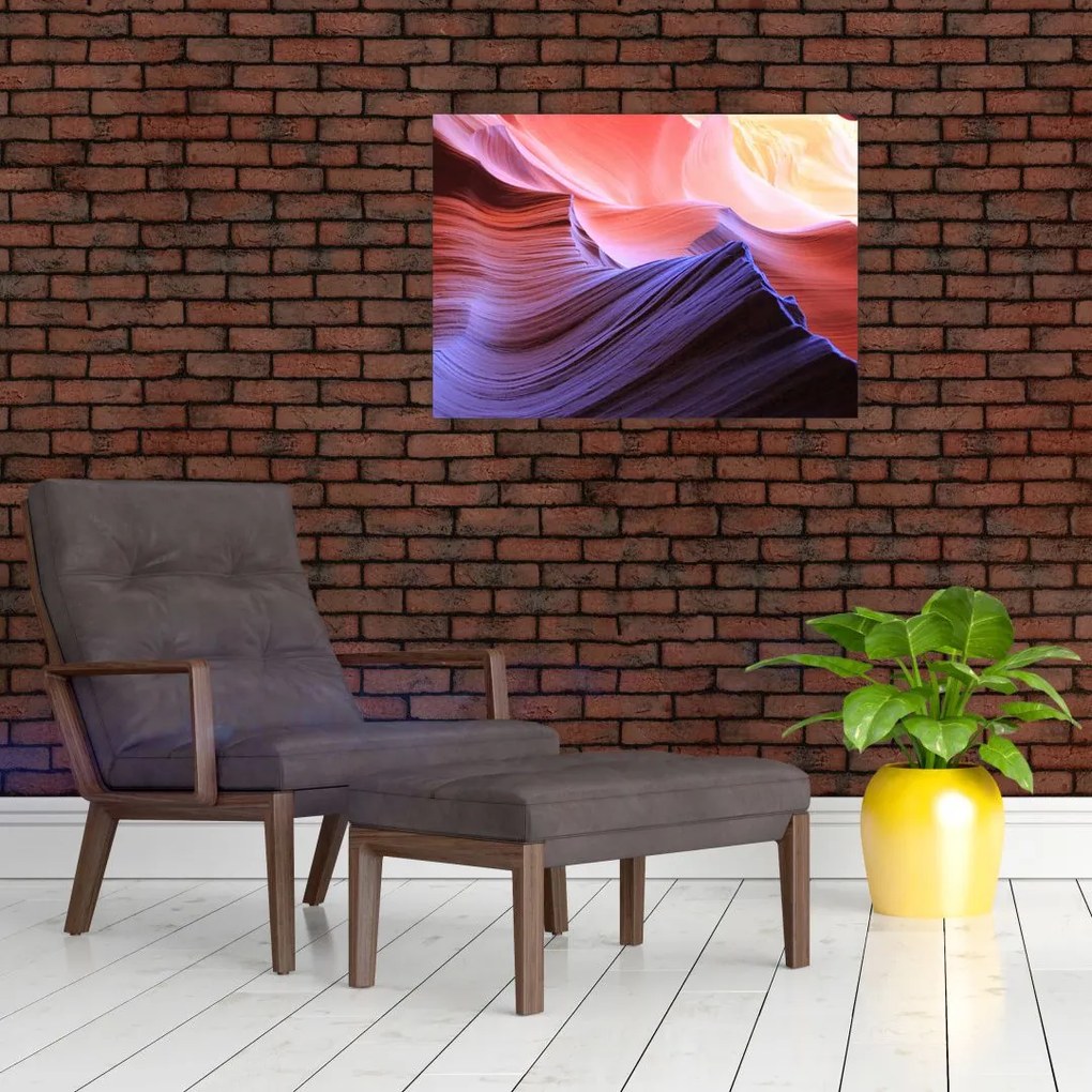 Obraz - kolorowy piasek (70x50 cm)