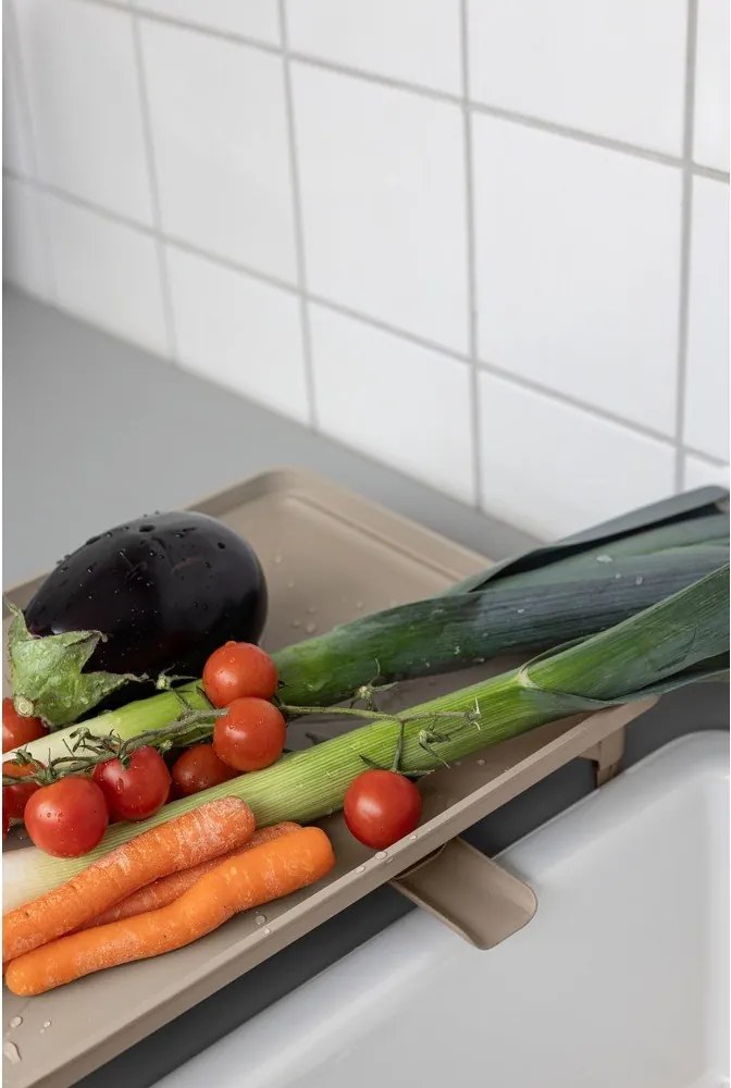 Beżowy ociekacz dwupiętowy 42x29 cm Dry-It – Mette Ditmer Denmark