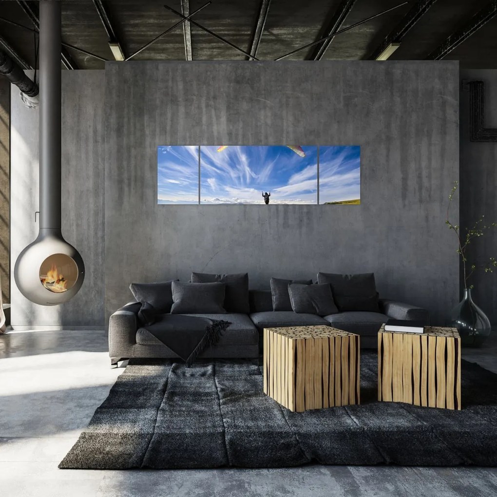 Obraz - Paralotniarstwo (170x50 cm)
