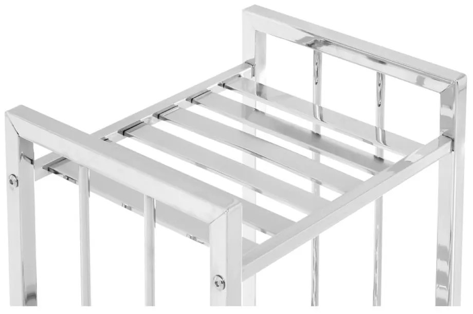 Regał łazienkowy w kolorze srebra 33x73 cm – Premier Housewares