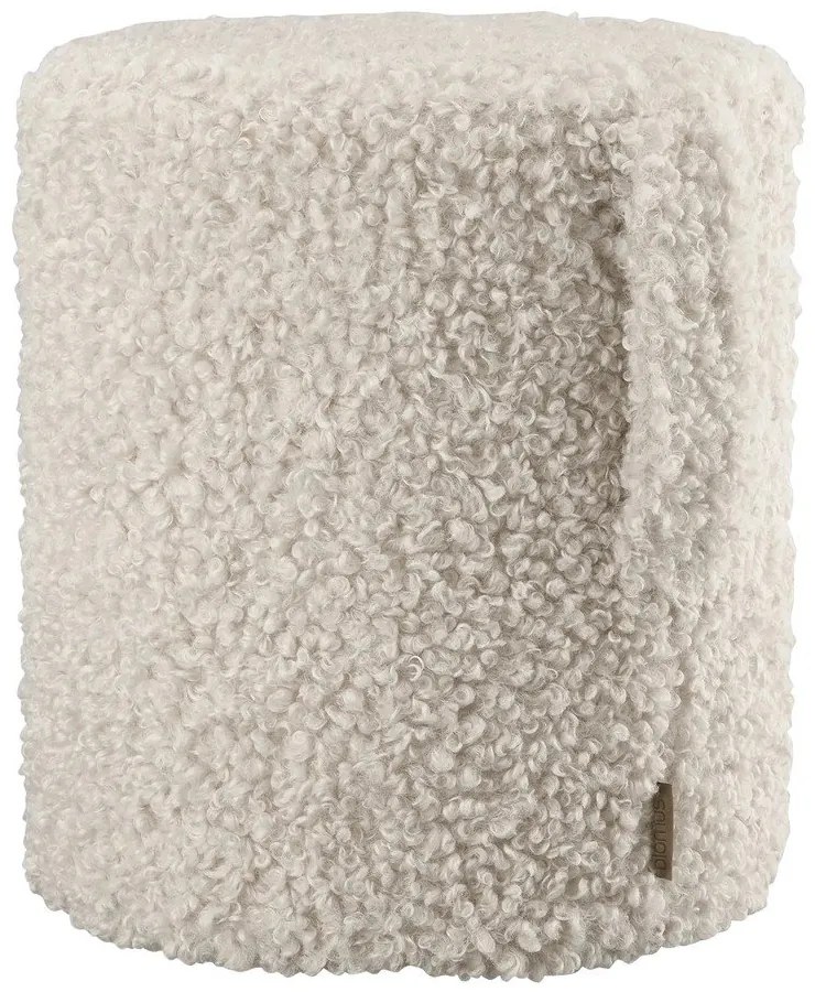 Beżowy puf z materiału bouclé Teddy – Blomus
