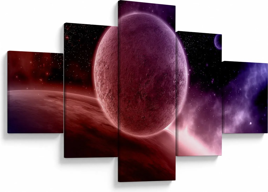 Obraz - Planeta (125x70 cm)