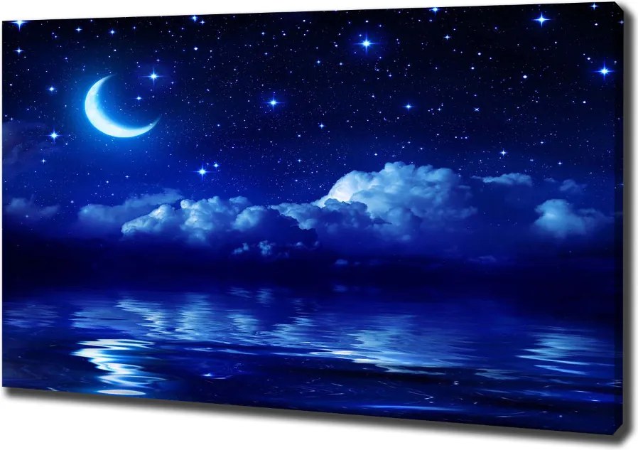 Foto obraz canvas Niebo nocą