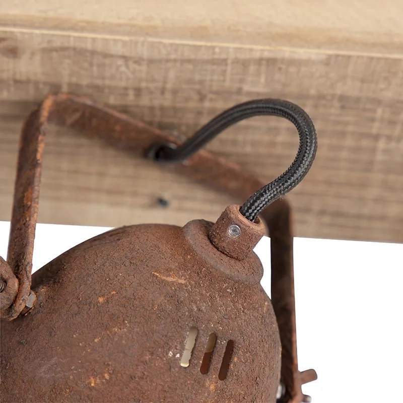 Inteligentny reflektor rdzawobrązowy regulowany z 3 WiFi GU10 - GinaPrzemysłowy Oswietlenie wewnetrzne