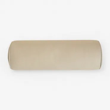Poduszka Wałek 15x50 Cm Z Tkaniny Somalia Kremowa Tapioca - Sklum