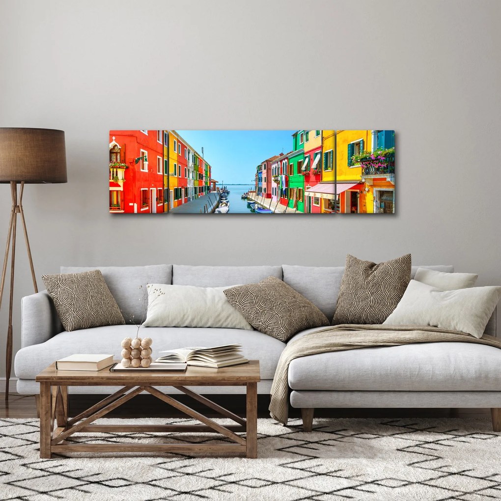 Obraz - Wyspa Burano, Wenecja, Włochy (170x50 cm)