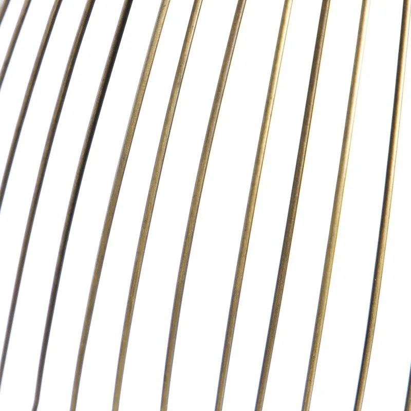 Designerska lampa wisząca mosiądz 39,8 cm - Pia