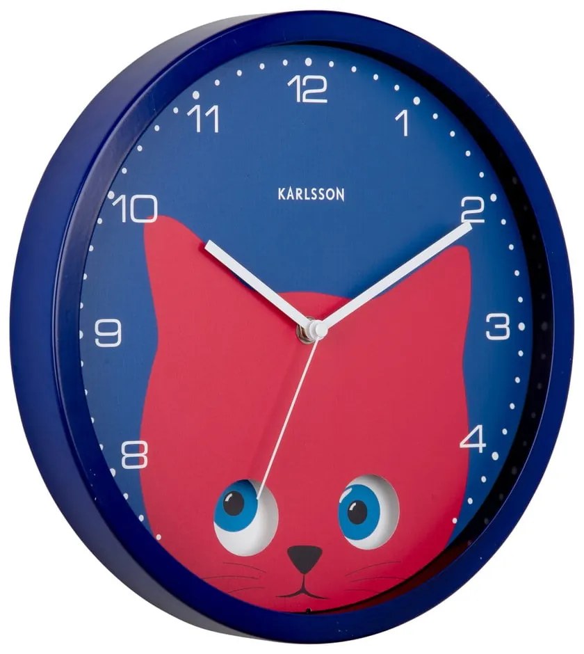 Zegar dziecięcy ø 31 cm Peekaboo Cat – Karlsson