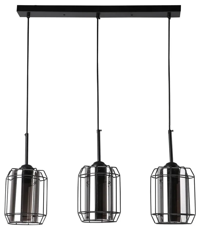 Czarna lampa wisząca 15x67 cm Jonera – Candellux Lighting