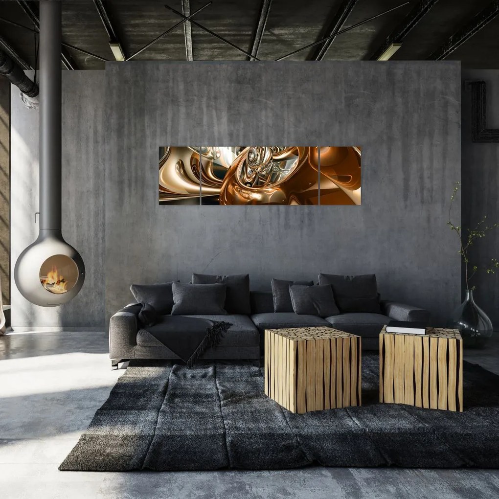 Obraz abstrakcji (170x50 cm)